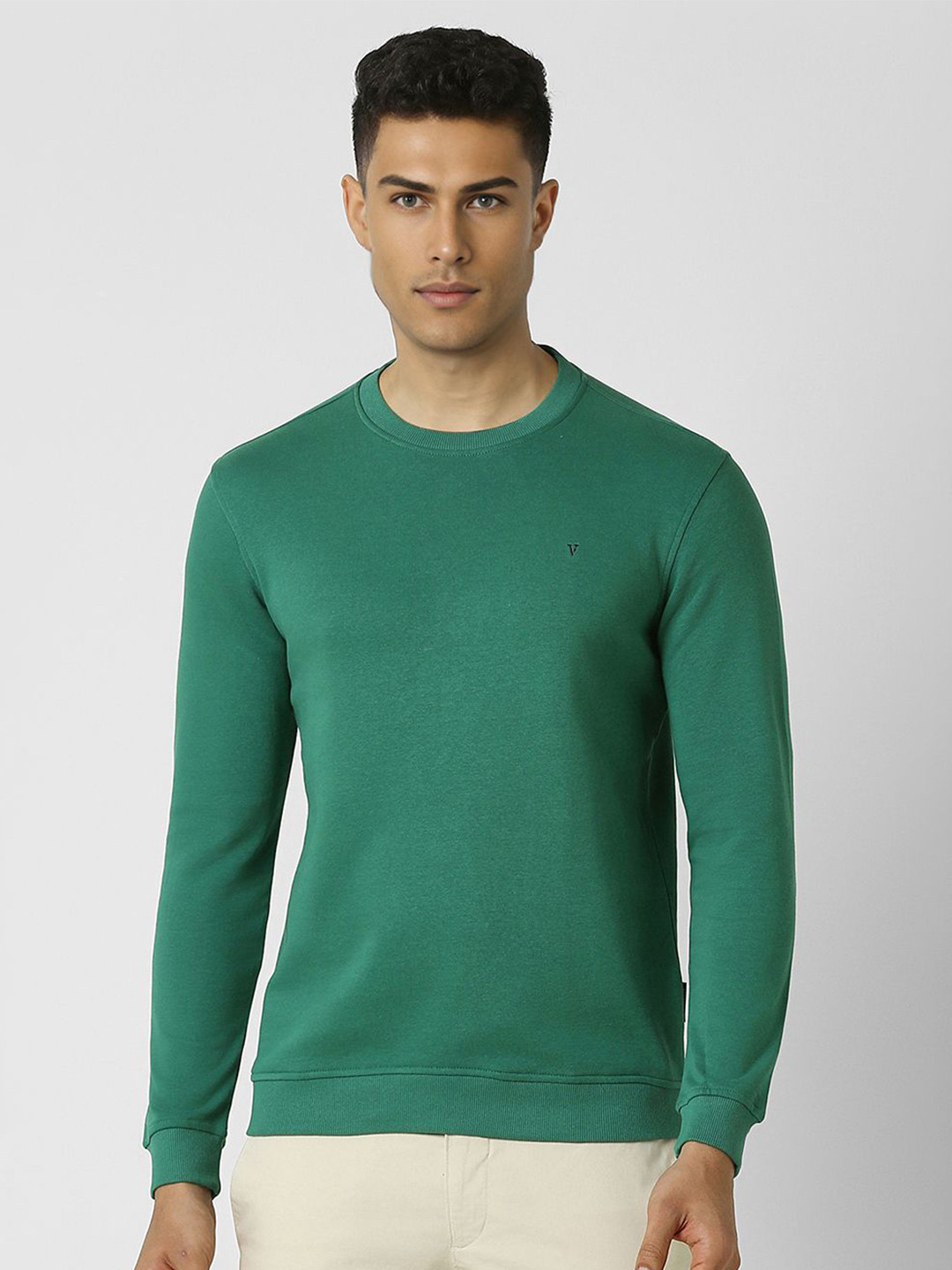 

Van Heusen Sport Men Round Neck Long Sleeves Sweatshirt, Green