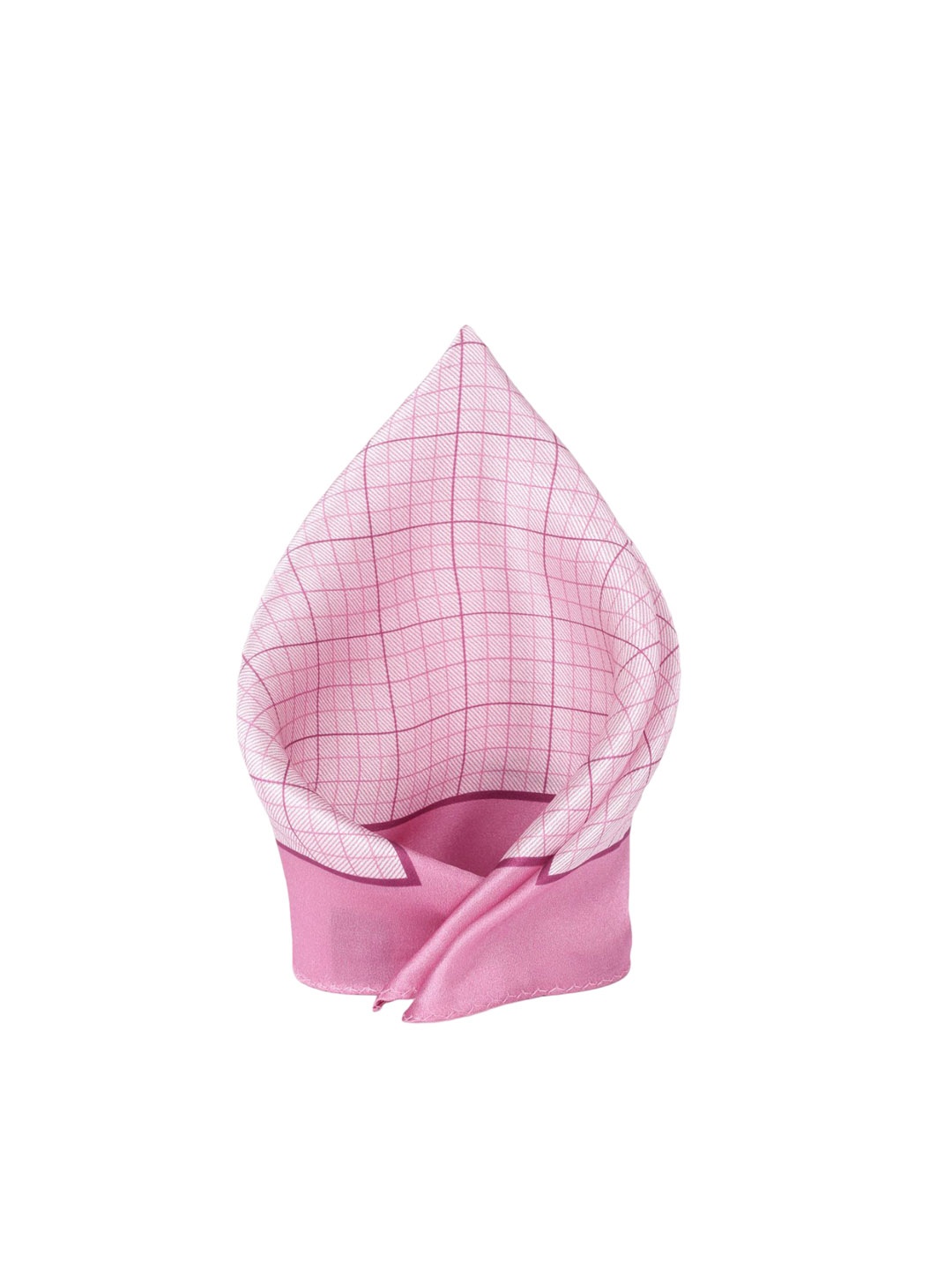 

Peter England Checked Pocket Squares, Pink