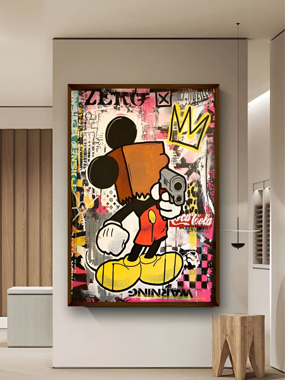 

Artsense Red & Brown Canvas Abstract Wall Paintings