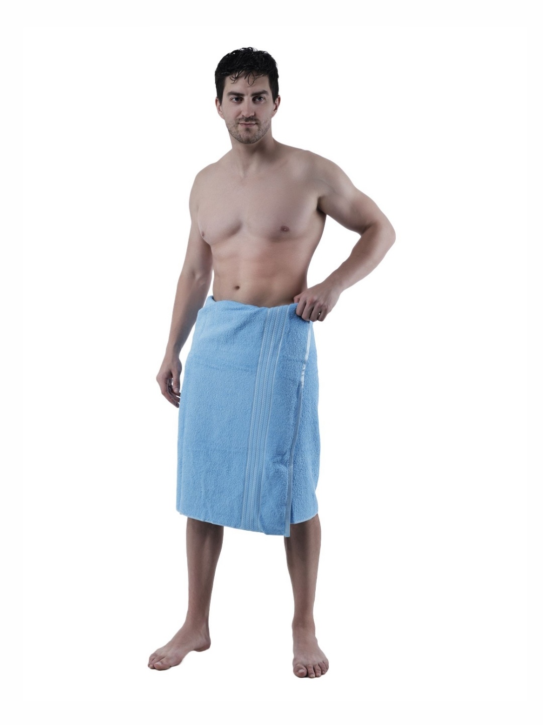

Dollar Blue Cotton 400 GSM Bath Towel