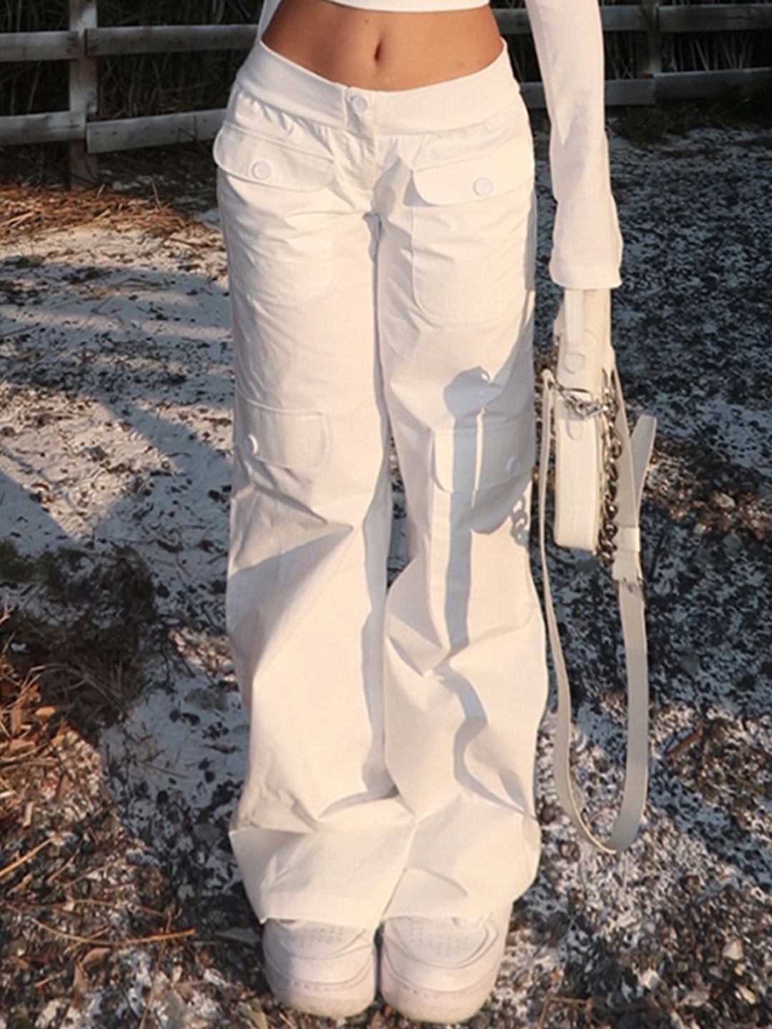 

StyleCast Women Regular Trousers, White