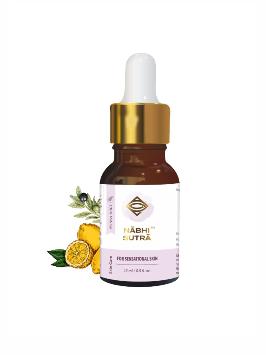 

Nabhi Sutra Sensational Skin Care Belly Button Oil For Glowing Skin - 15 ml, Gold