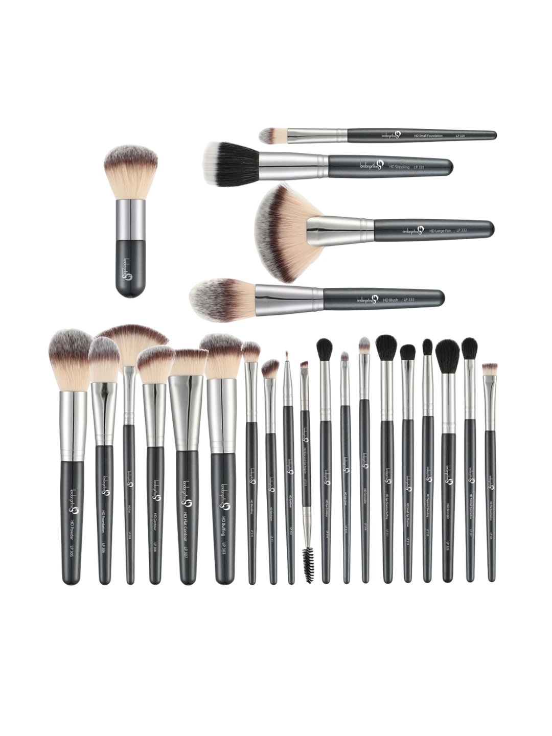 

LONDONPRIME Set Of 24 HD Professional Brush Set, Peach