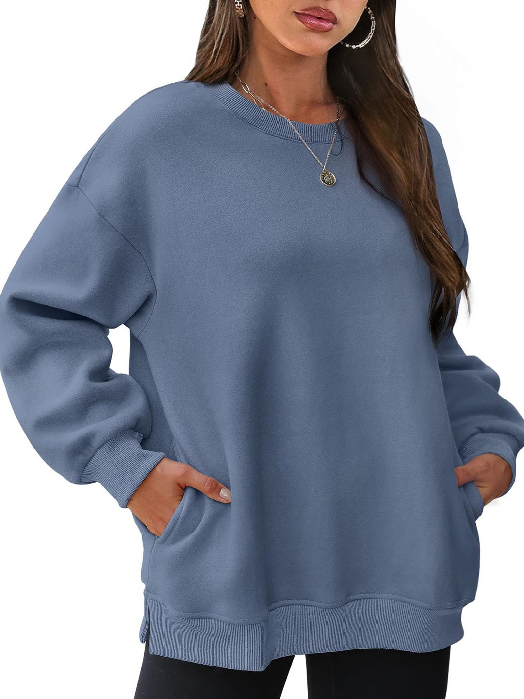 

StyleCast x Revolte Women Sweatshirt, Blue