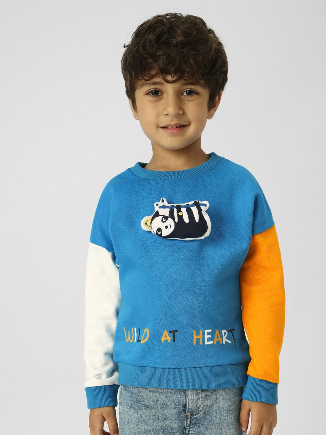 

Nauti Nati Boys Applique Pullover Sweatshirt, Blue