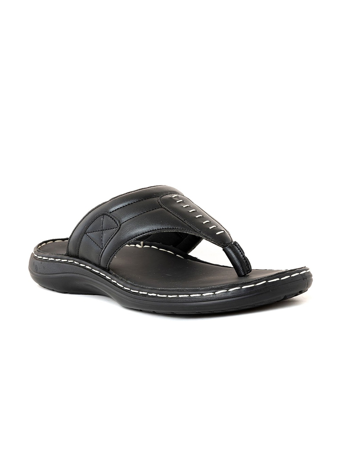 

Khadims Men Comfort Casual Flip Flops Sandals, Black
