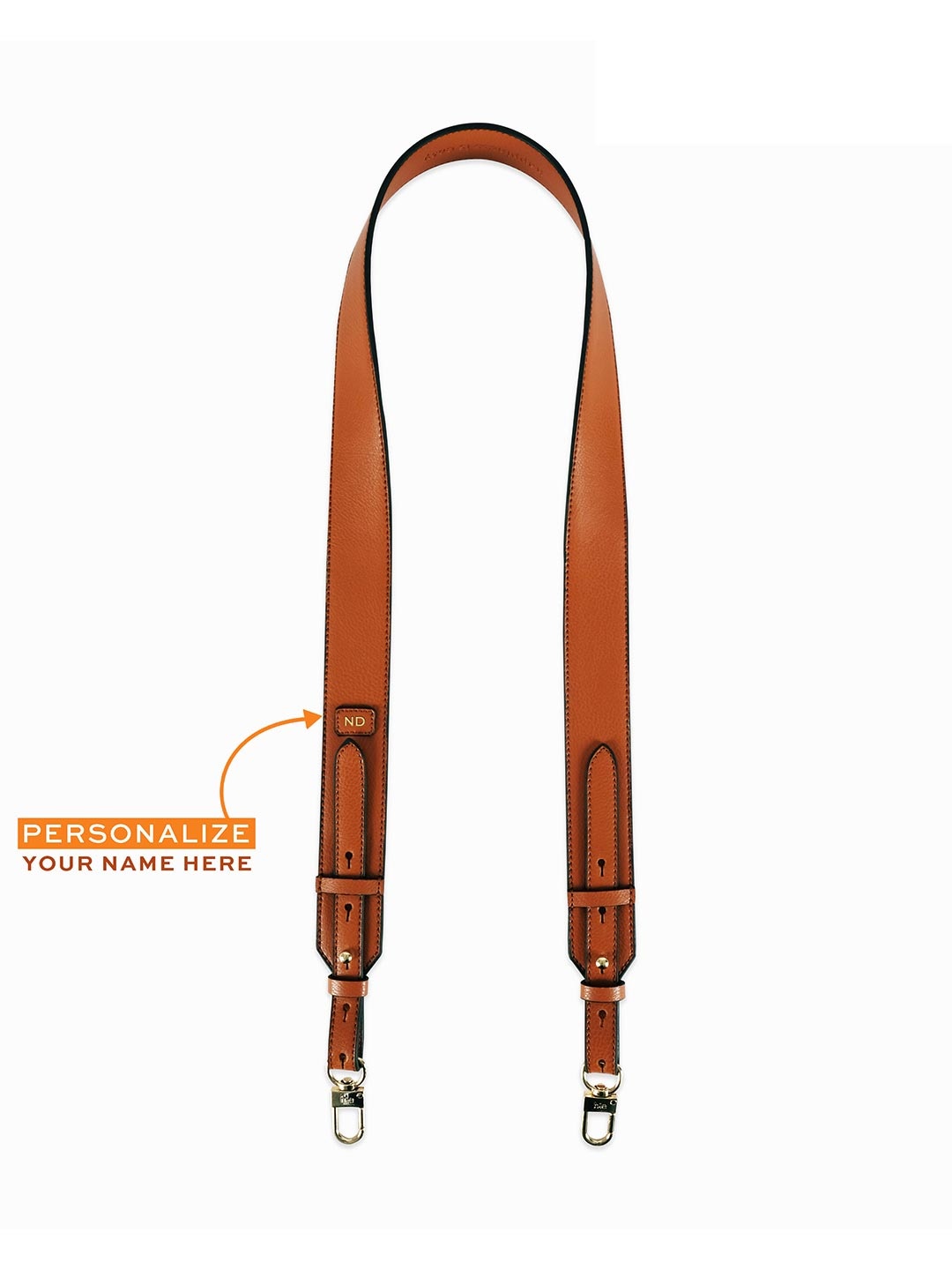 

HIE Leather Sling Bag, Tan