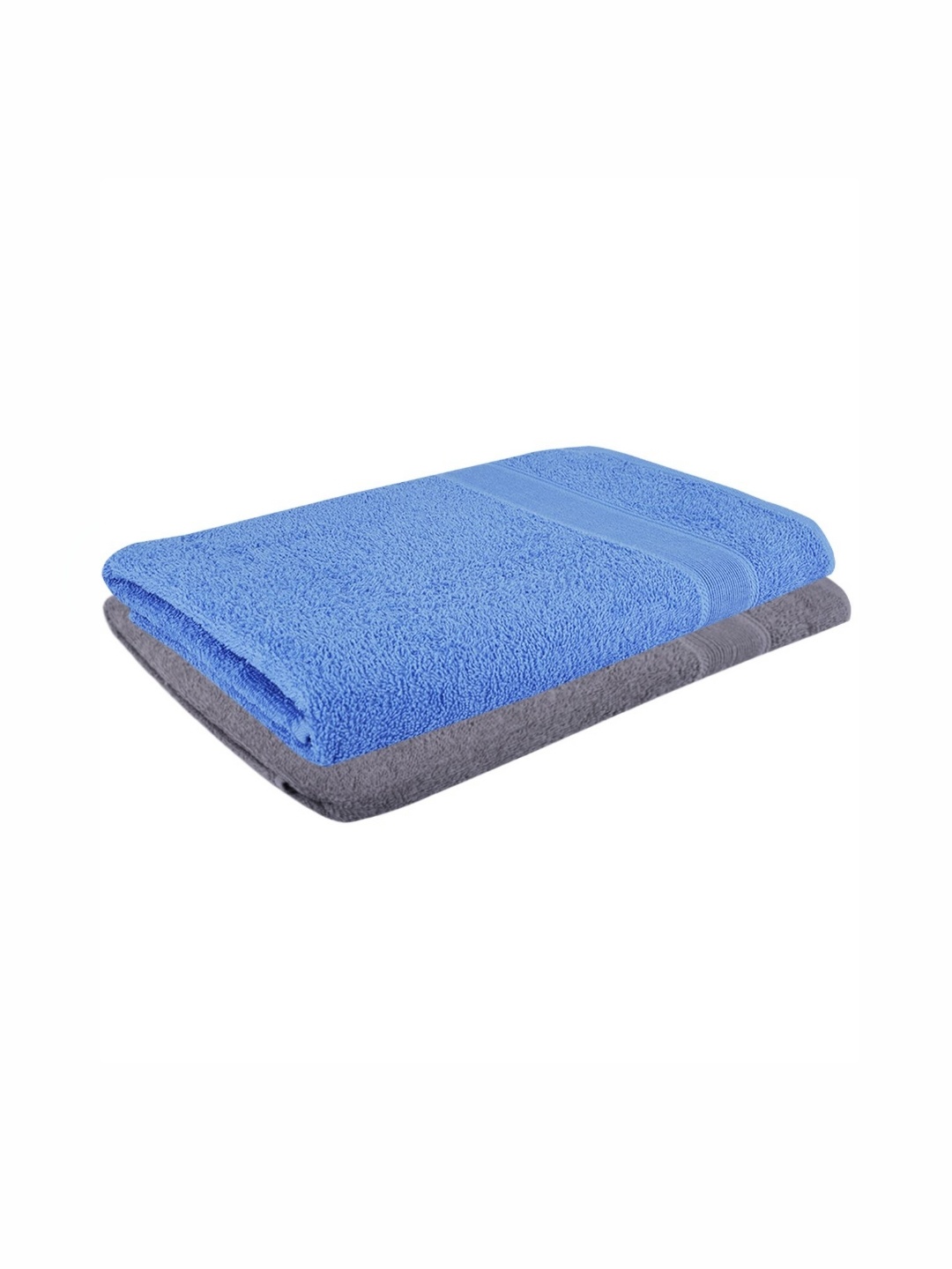 

Dollar Blue & Grey 2 Pieces Cotton 400 GSM Bath Towels