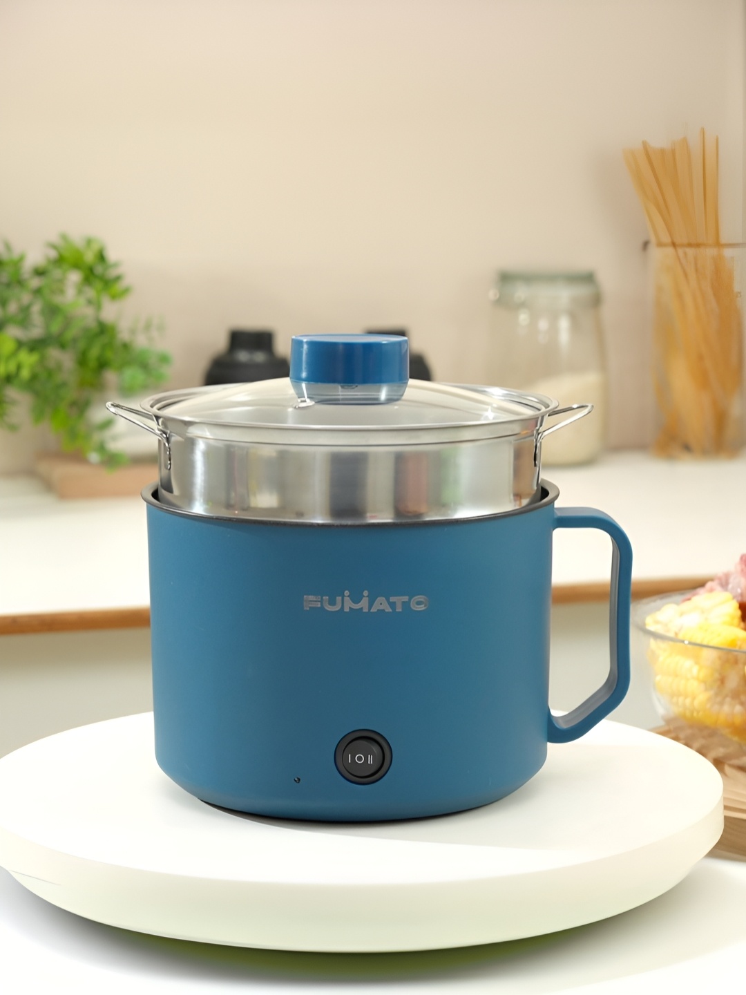 

The Better Home FUMATO 600 W Electric Kettle - 1.4 L, Blue