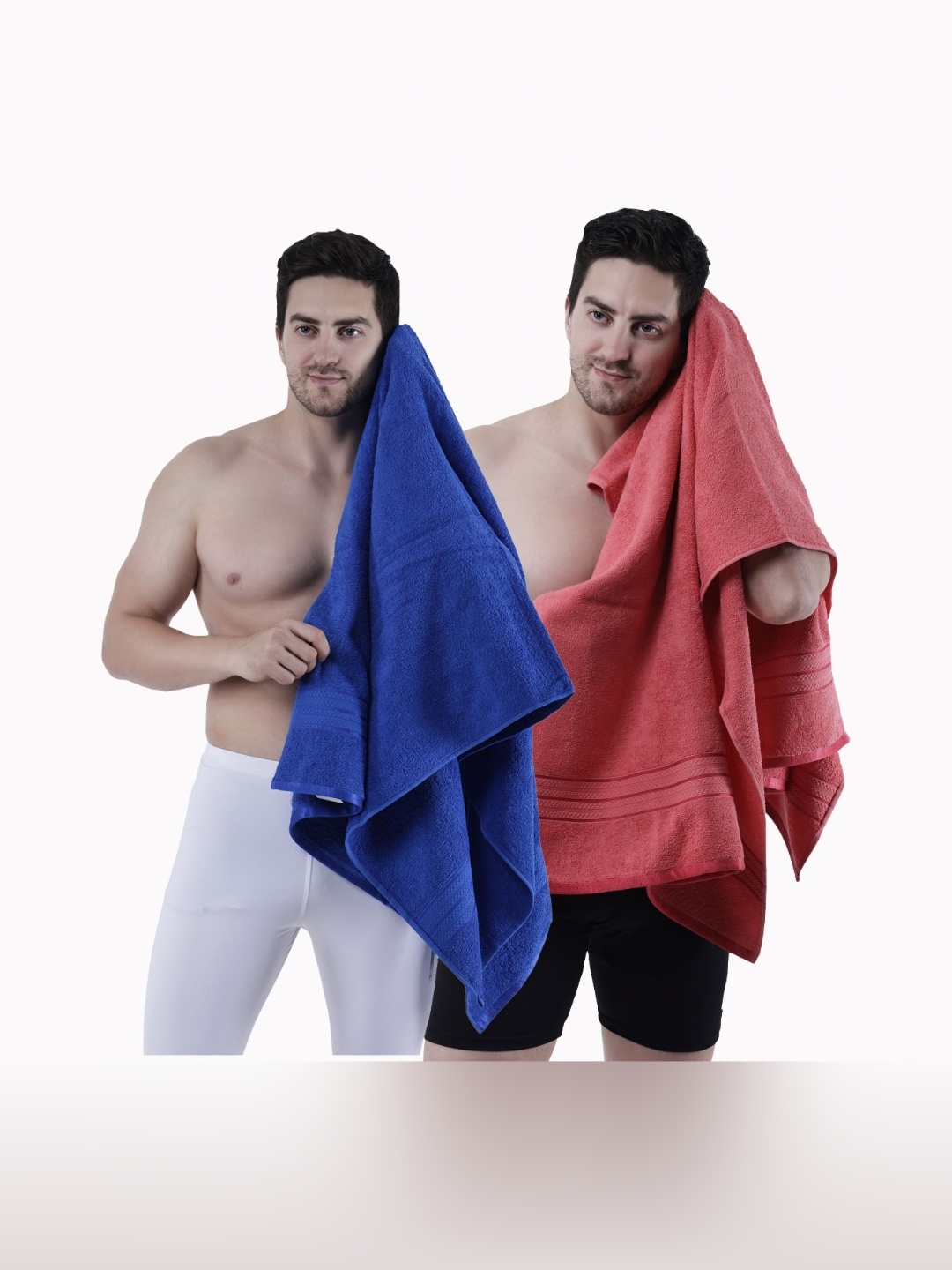 

Dollar Pink & Blue 2 Pieces Cotton 400 GSM Bath Towel
