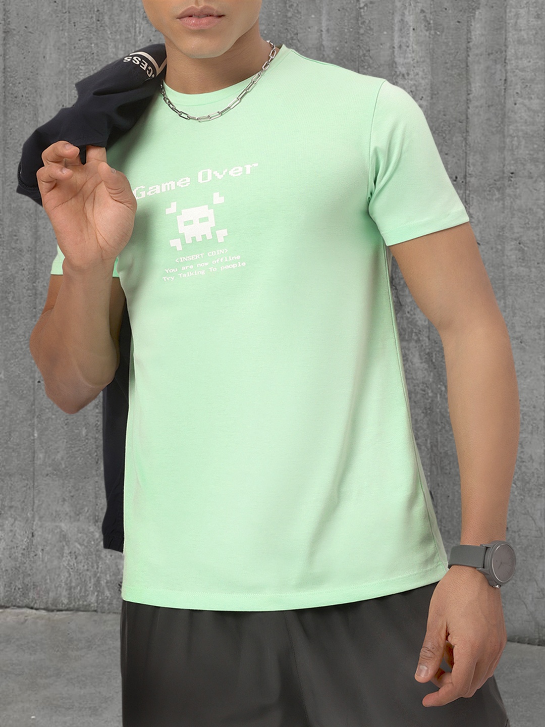 

Kook N Keech Summer Essential Gamer Graphic Tee, Sea green