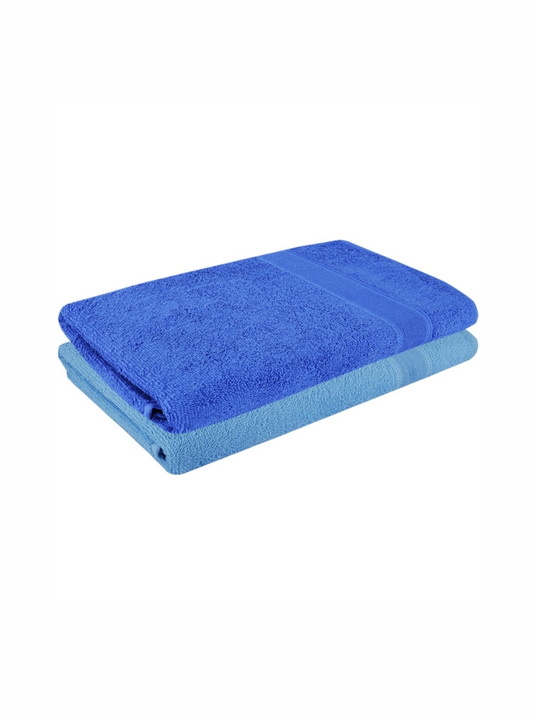 

Dollar Blue & Navy Blue 2 Pieces Cotton 400 GSM Bath Towels