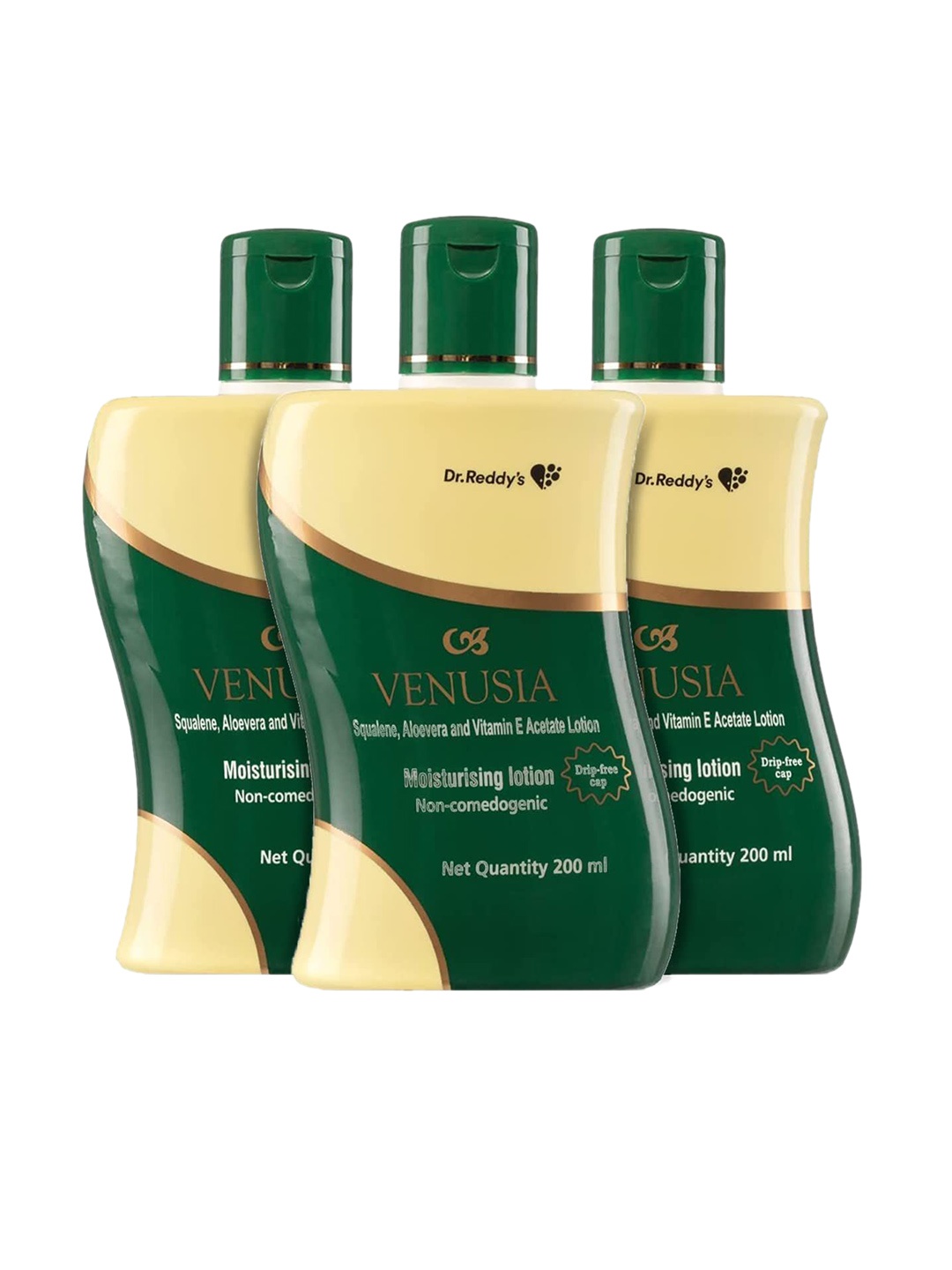 

Venusia Set Of 3 Smooth Moisturizing Lotion With Vitamin E & Aloe Vera - 200 ml Each, White