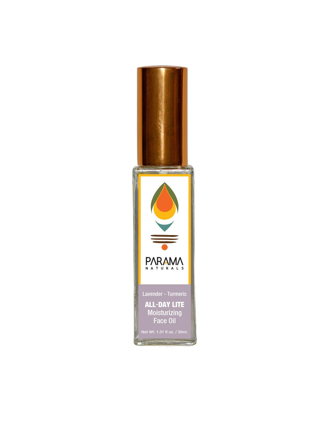 

Parama Naturals All Day Lite Moisturizing Face Oil With Lavender - 30 ml, Yellow