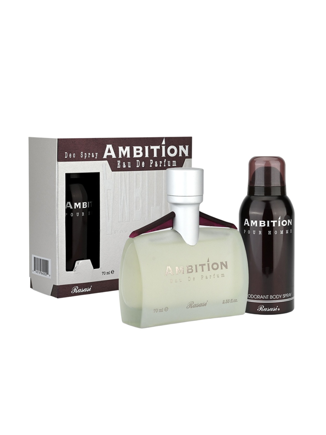 

Rasasi Men Ambition Pour Homme 150 ml & Ambition EDP 70 ml, Multi