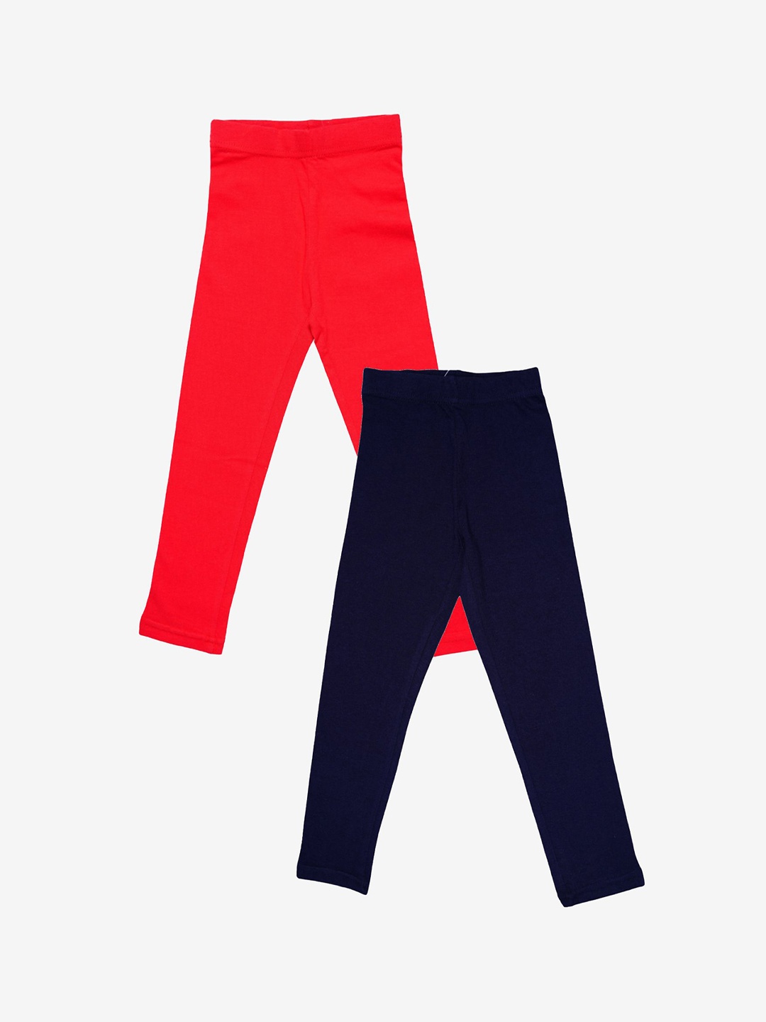 

DYCA Girls Pack Of 2 Ankle Length Leggings, Red