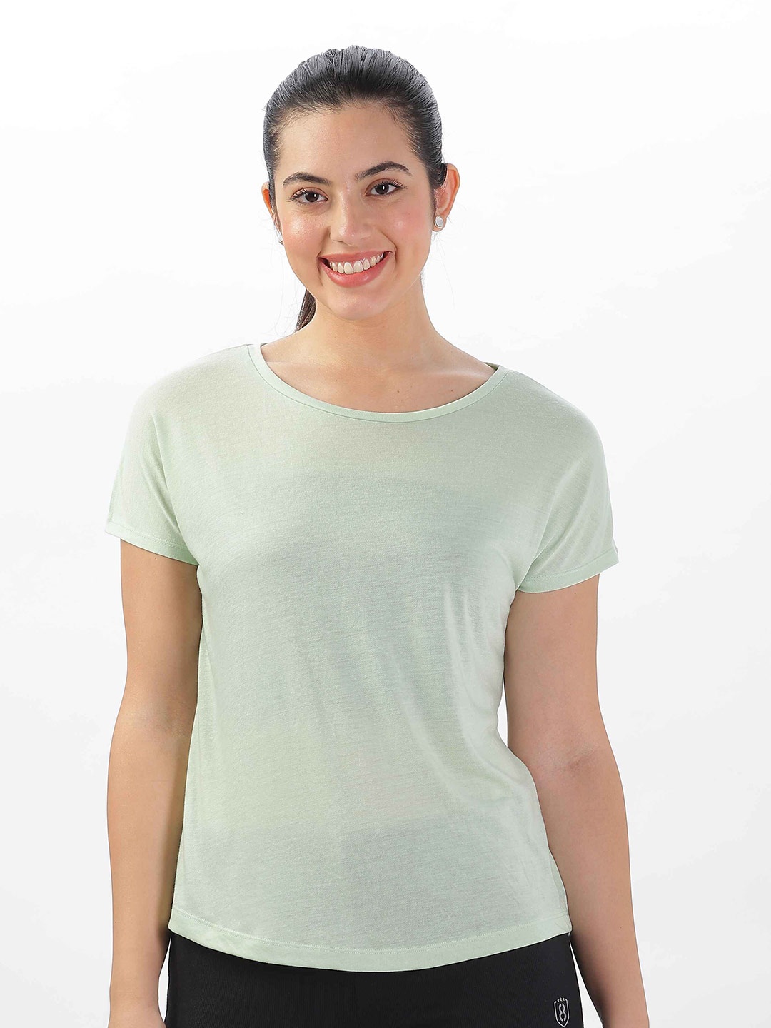 

Domin8 Women Tencil Ultra Soft And Smooth Hypoallergenic T-Shirt, Green