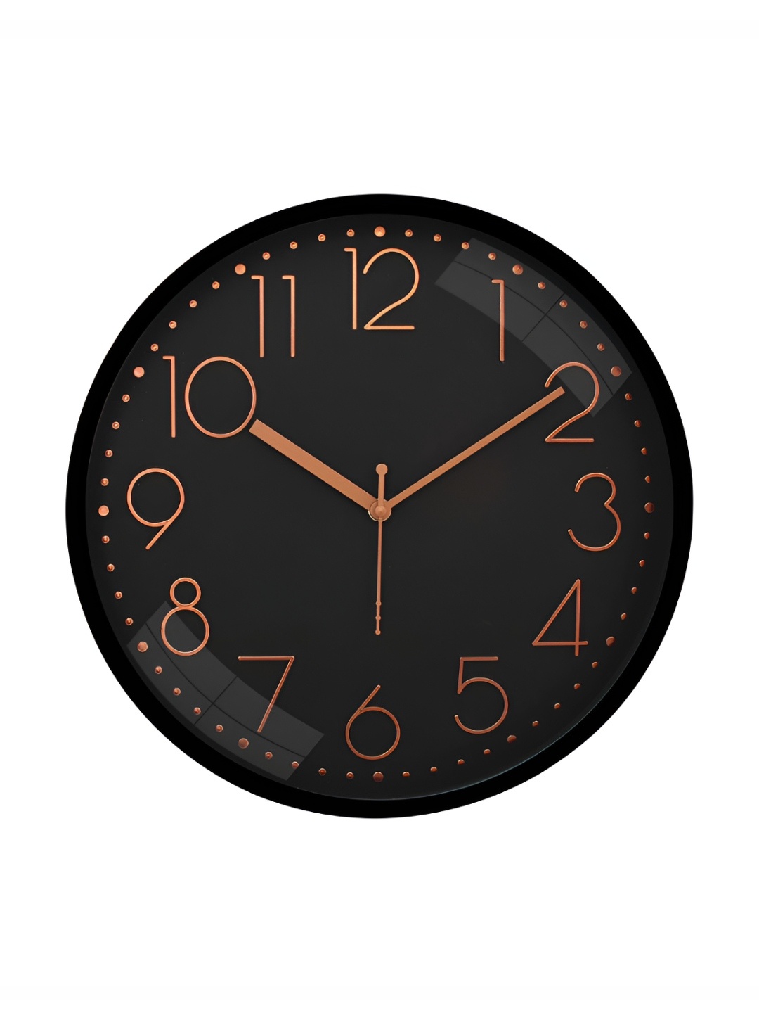 

Aura Black & Brown Printed Contemporary Analogue Round Wall Clock