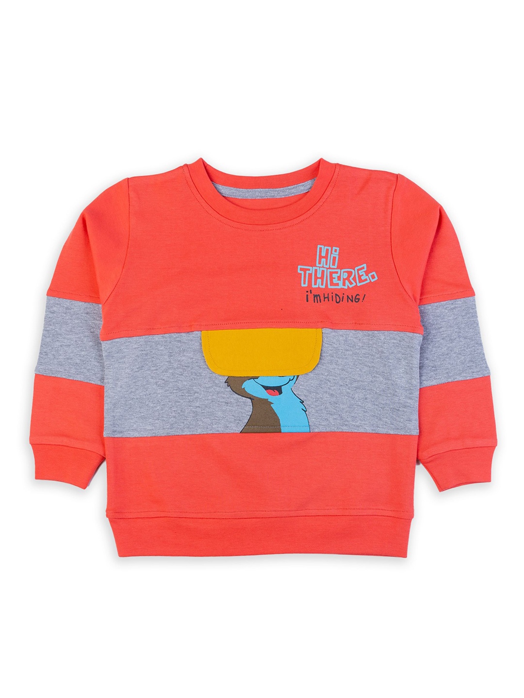 

Cutopies Boys Colourblocked Sweatshirt, Orange