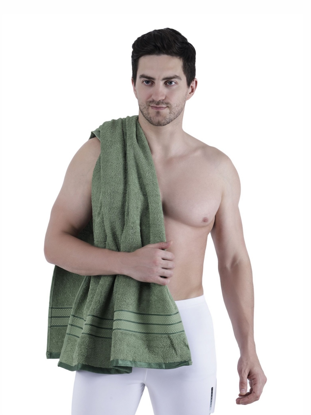 

Dollar Green Cotton 400 GSM Bath Towel