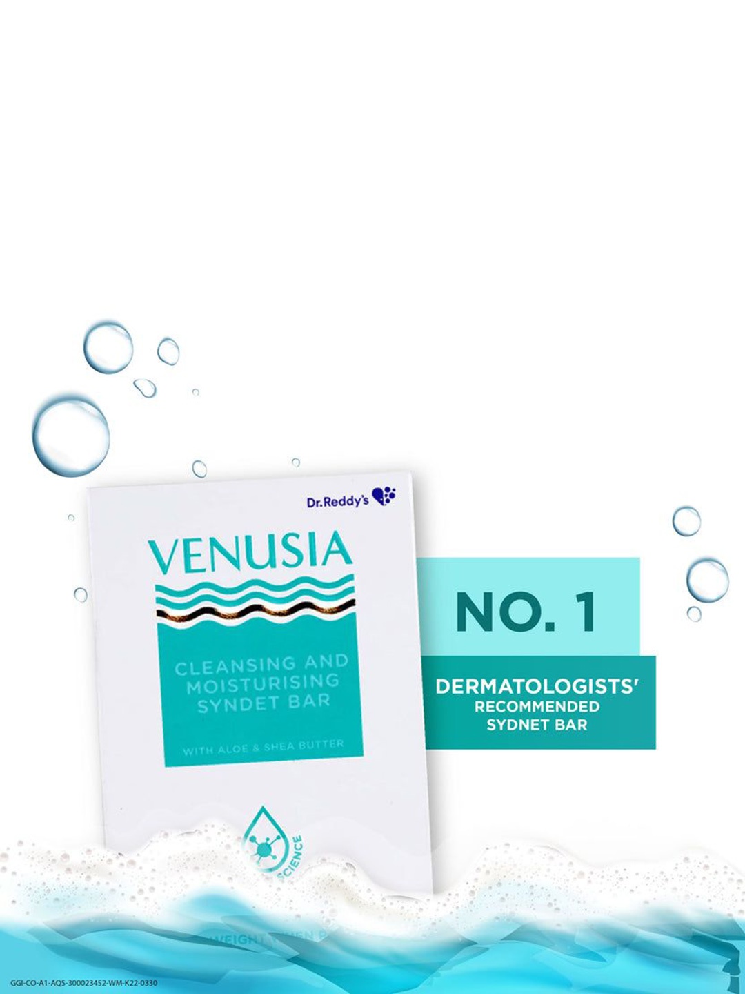 

Venusia Moisturizing Cream - 100 g With Moisturizing Bathing Bar - 75 g, White