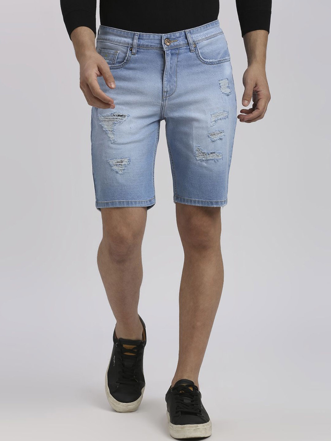 

ROCKING SWAMY Men Slim Fit Outdoor Sports Shorts, Blue
