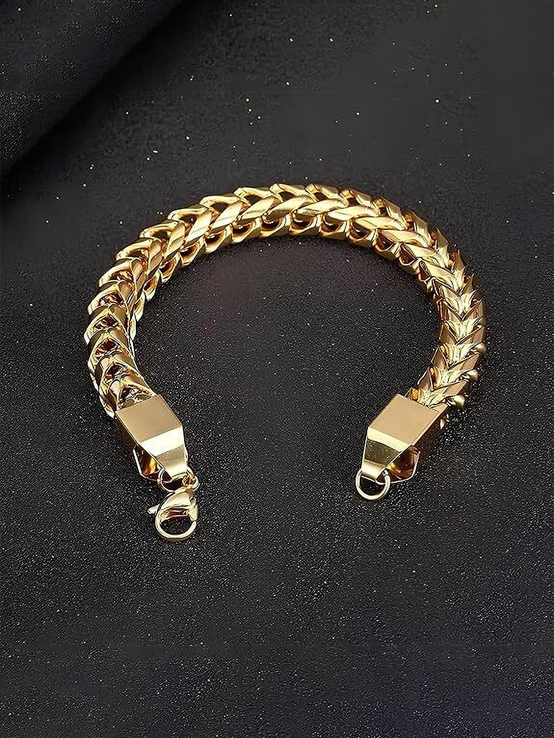 

Lila Men Wraparound Bracelet, Gold