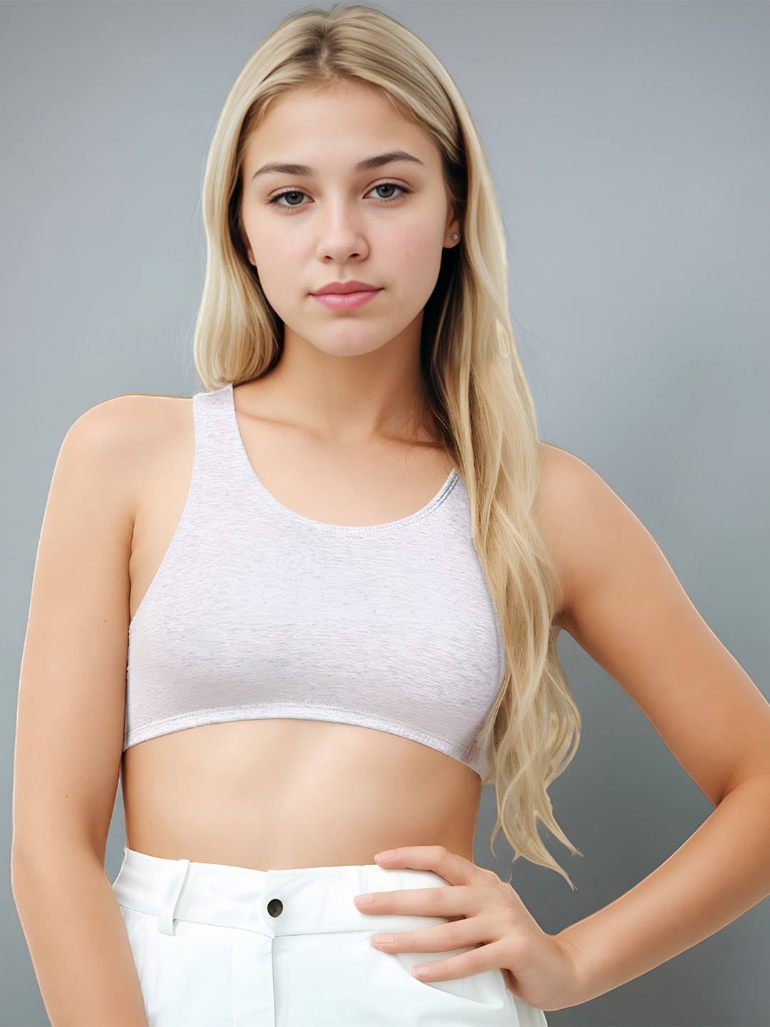 

Louis Bayrad Women Pack Of 3 Full Coverage Workout Bra, Black