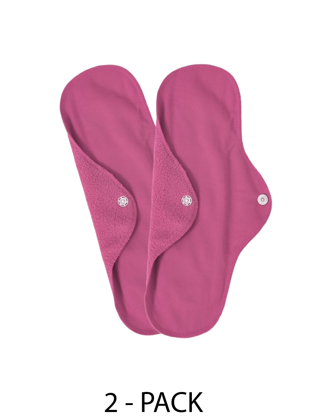 

CareDone 2Pcs Washable & Reusable Leakproof Sanitary Cloth Pads, Pink