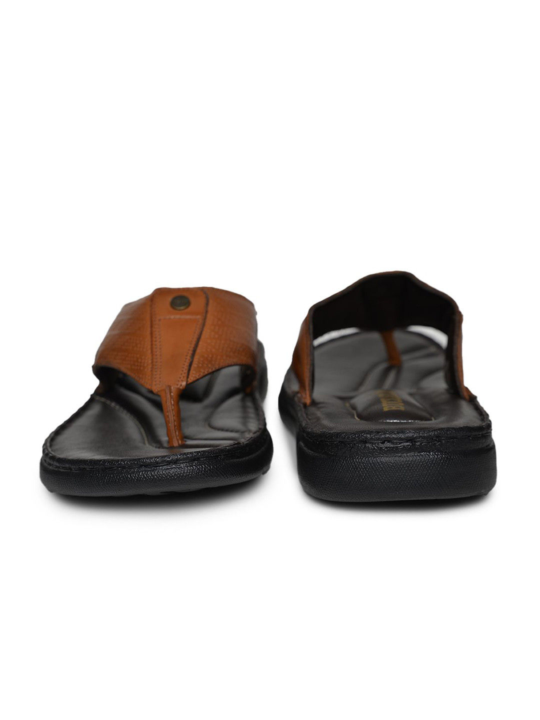 

Buckaroo Men Leather Comfort Sandals, Tan