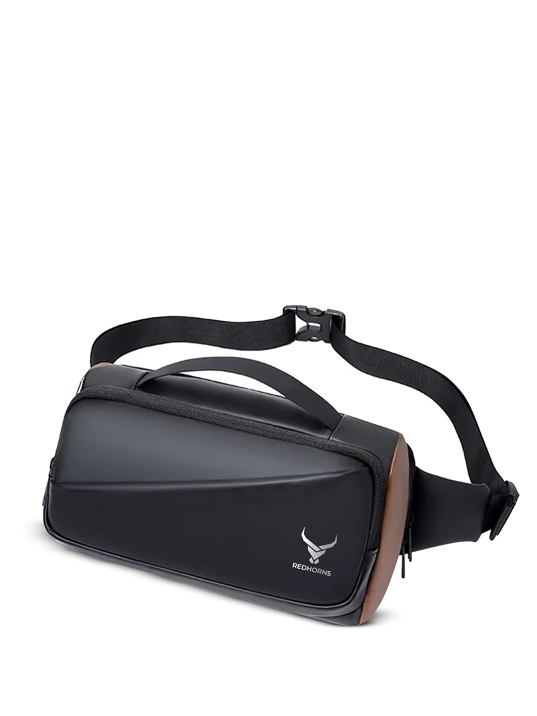 

REDHORNS Unisex Waterproof Crossbody Waist Pouch, Black