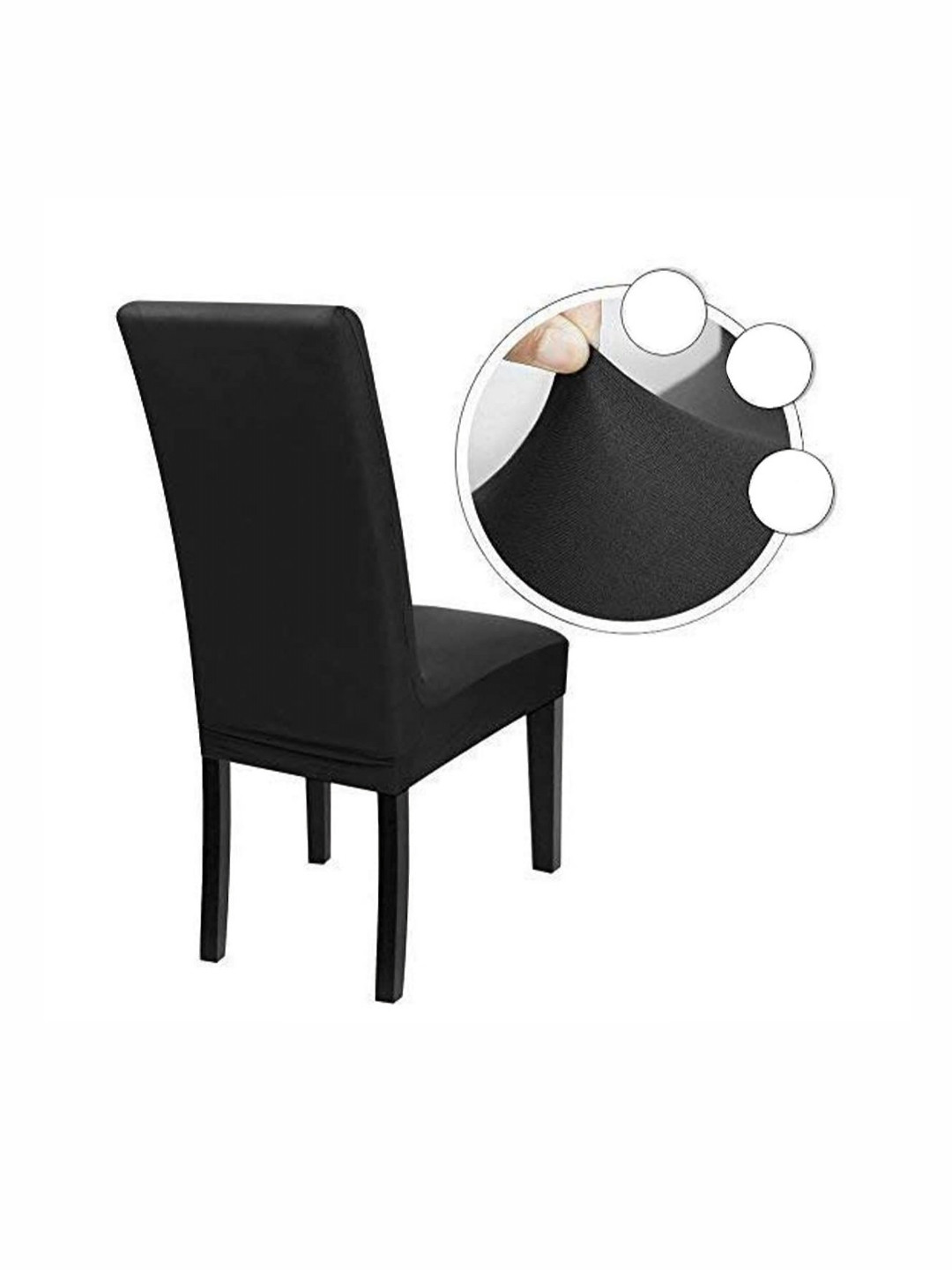 

B BESTILO Black Elasticated L Shaped Chair Cover