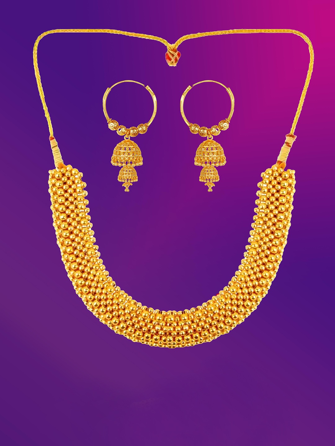 

Lila Gold-Plated Jewellery Set