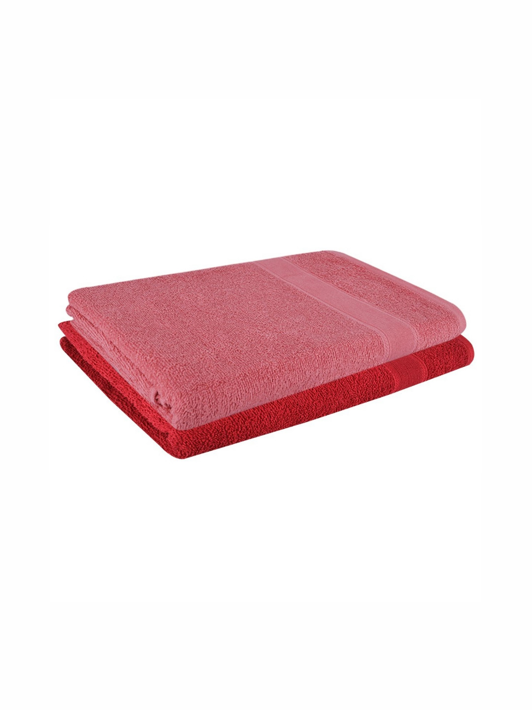 

Dollar Pink & Red 2 Pieces Cotton 400 GSM Bath Towel