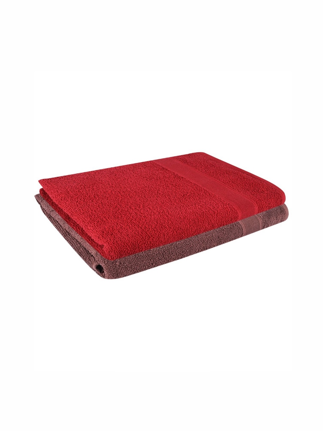 

Dollar Red & Brown 2 Pieces Cotton 400 GSM Bath Towels