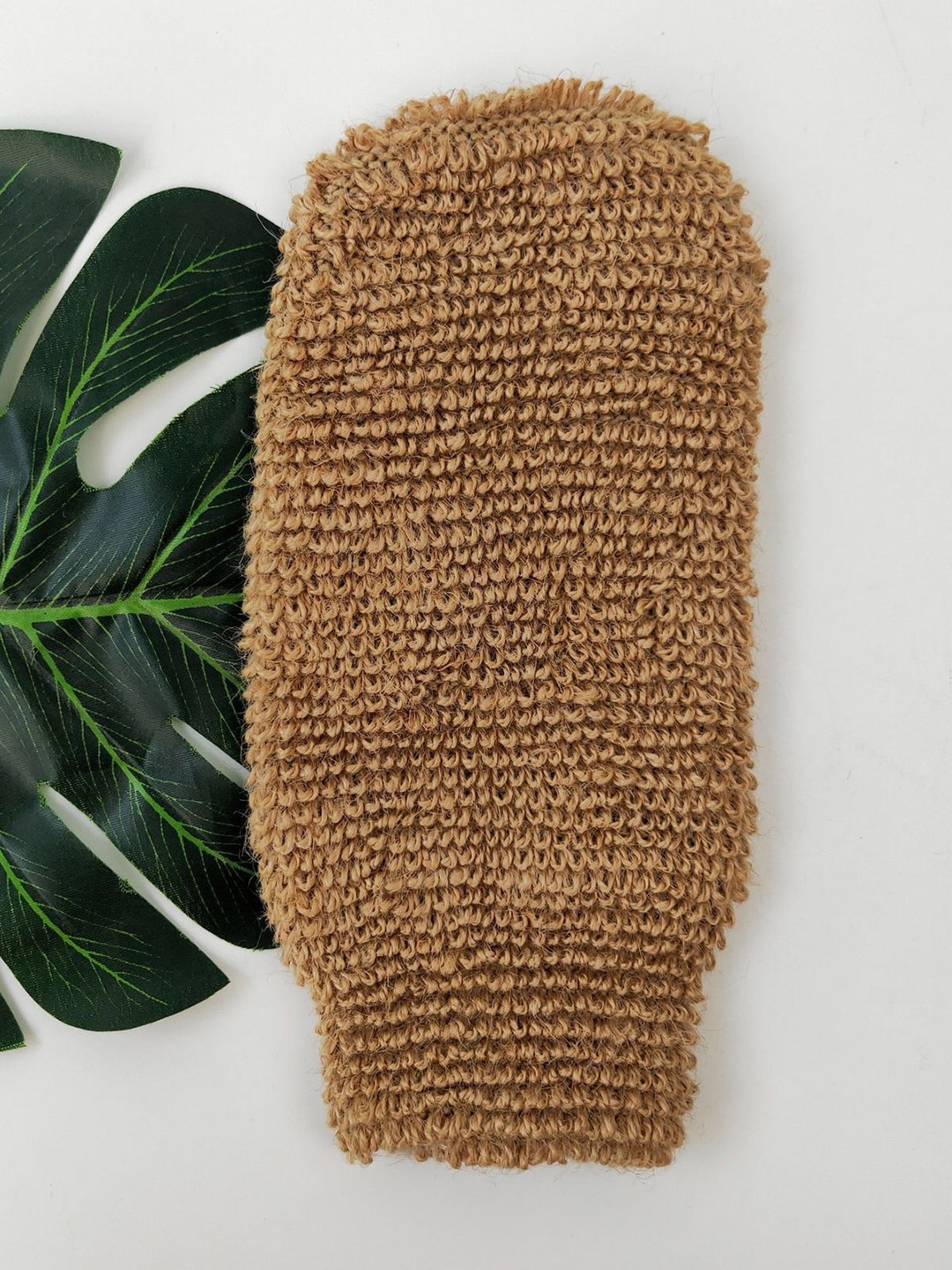 

ENLIWISH Hemp Exfoliating Bath Gloves, Brown