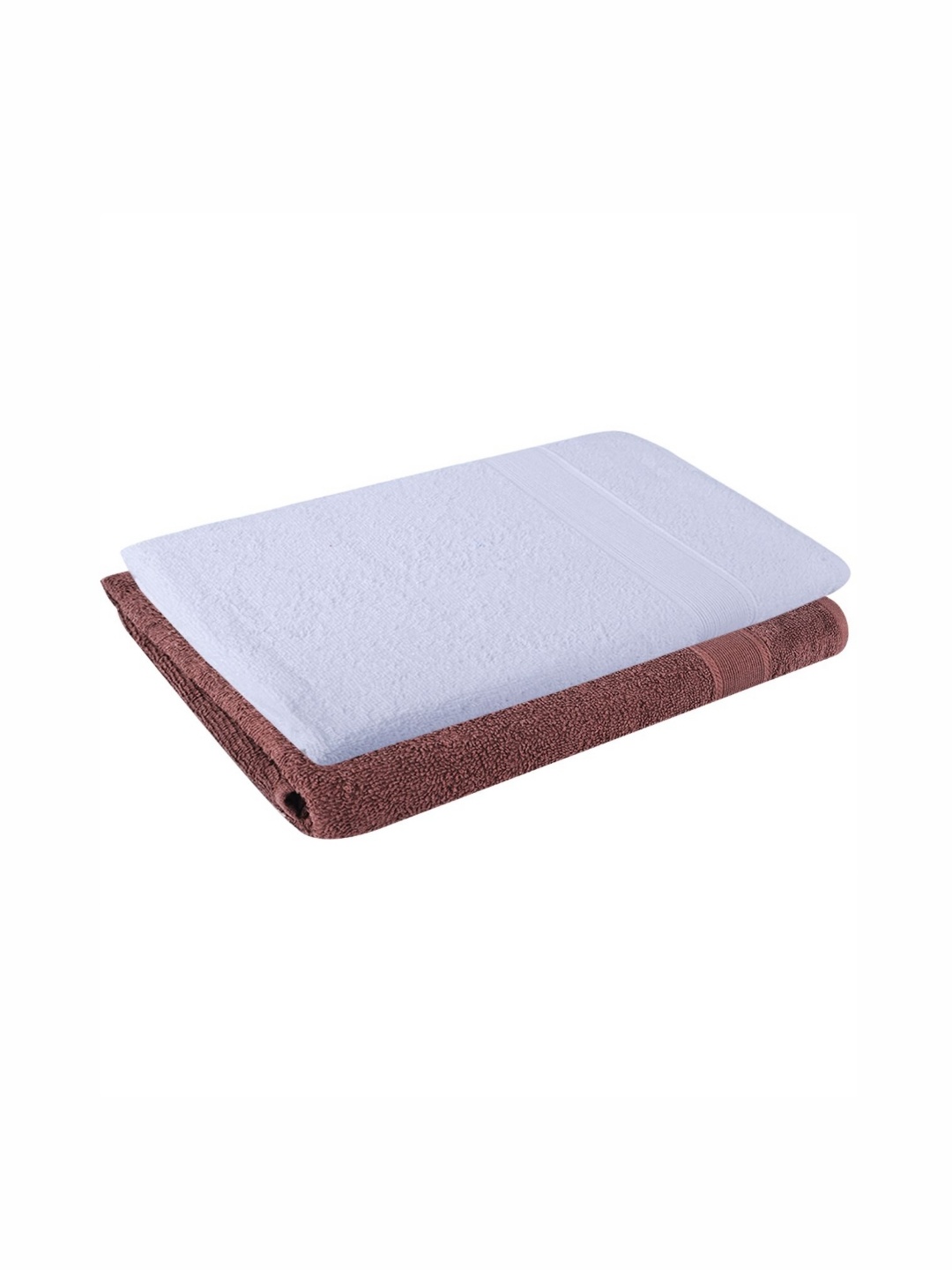 

Dollar White & Brown 2 Pieces Cotton 400 GSM Bath Towel