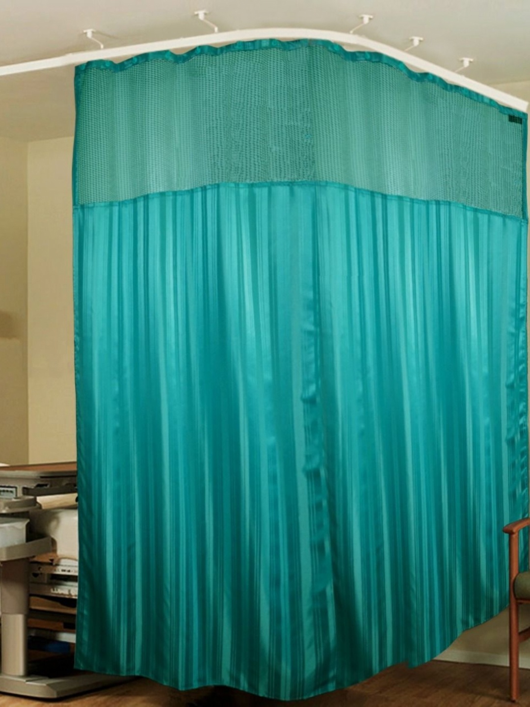 

Lushomes Green Rustfree Metal Hospital Window Curtains