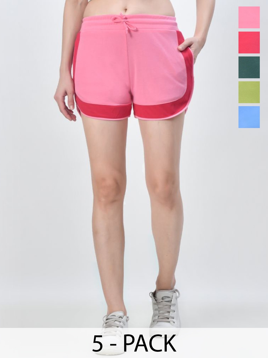 

BAESD Women High-Rise Hot Pants Shorts, Multi