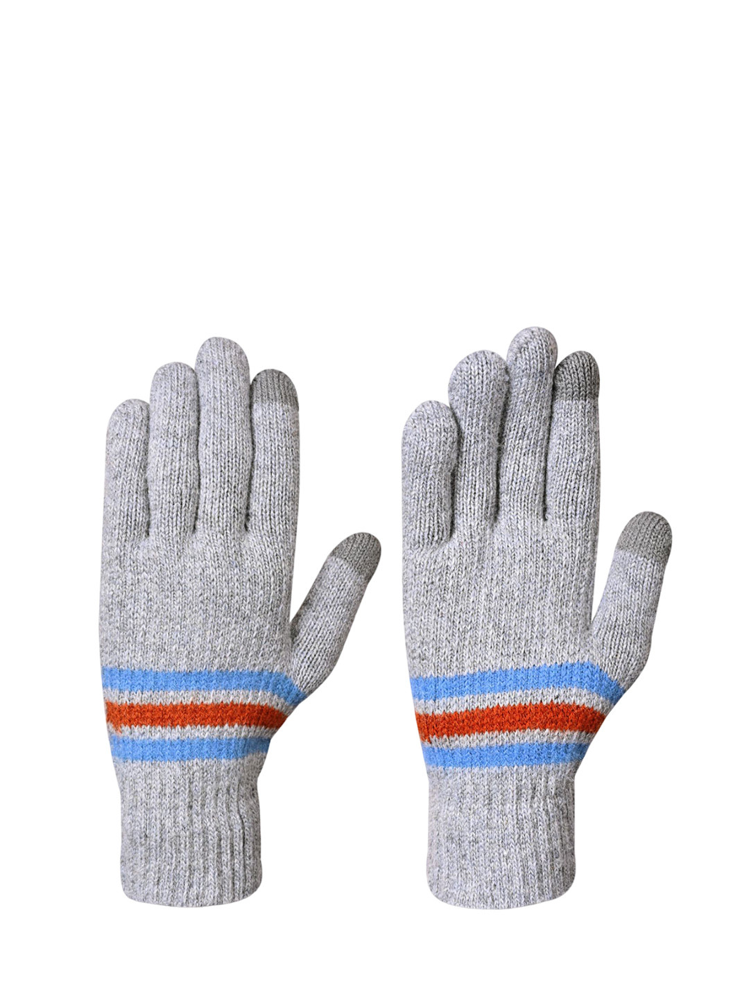 

LOOM LEGACY Men Acrylic Winter Gloves, Grey