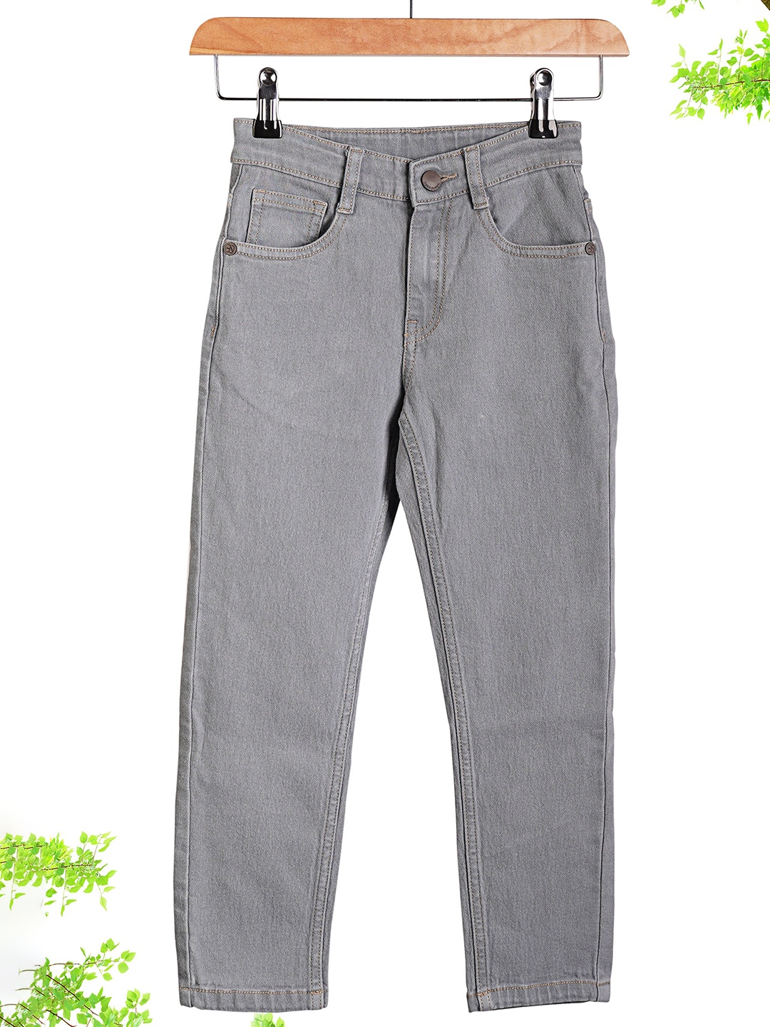 

HERE&NOW Boys Straight Fit Stretchable Jeans, Na