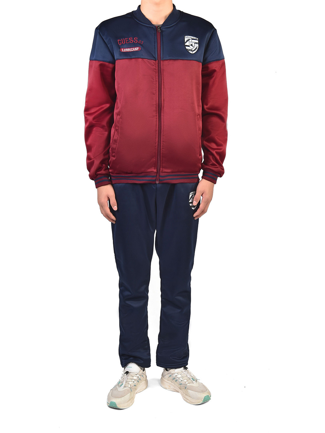 

StyleCast x Revolte Printed Tracksuit Set, Maroon