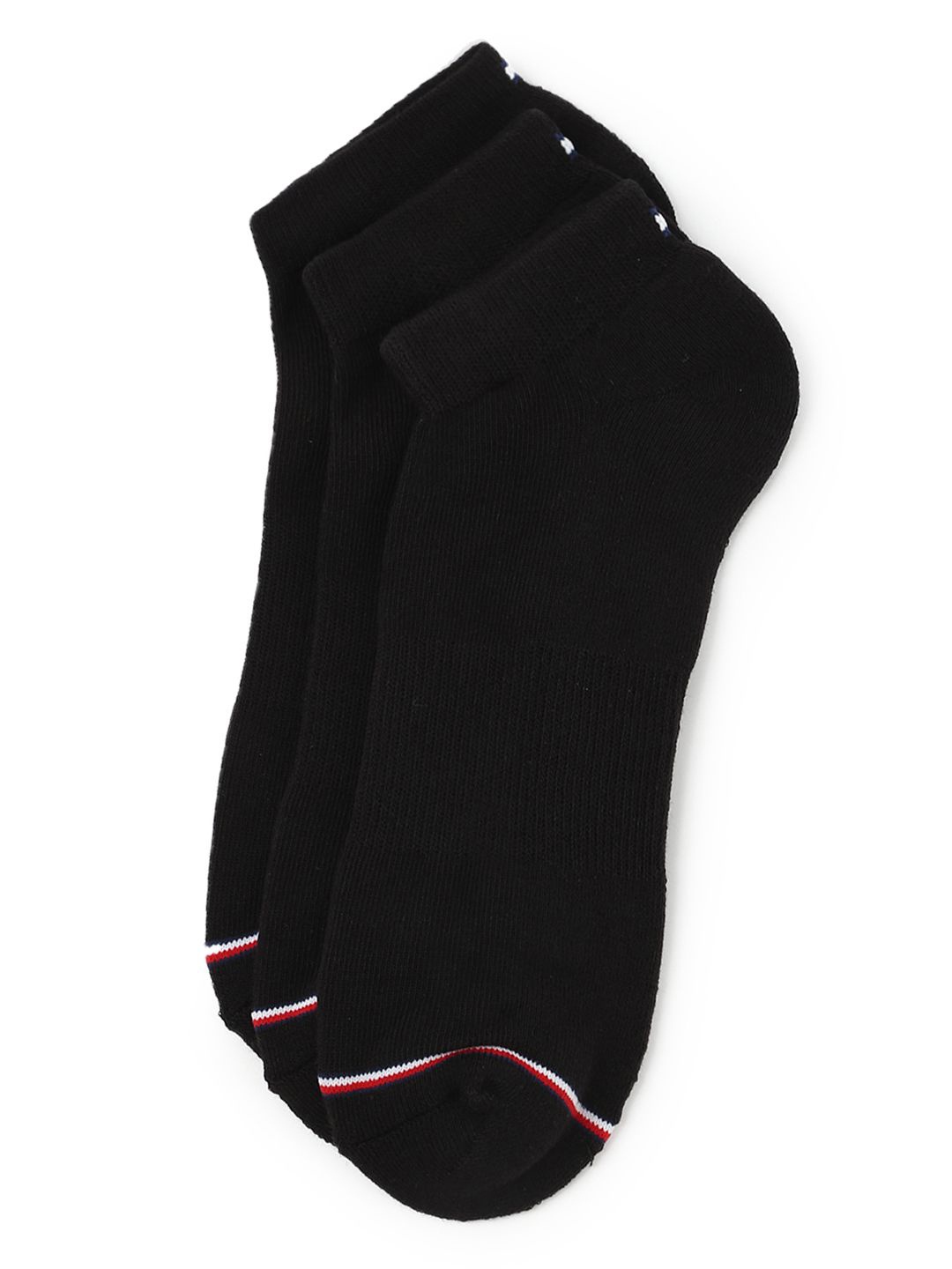 

Tommy Hilfiger Men Pack Of 3 Ankle-Length Socks, Black