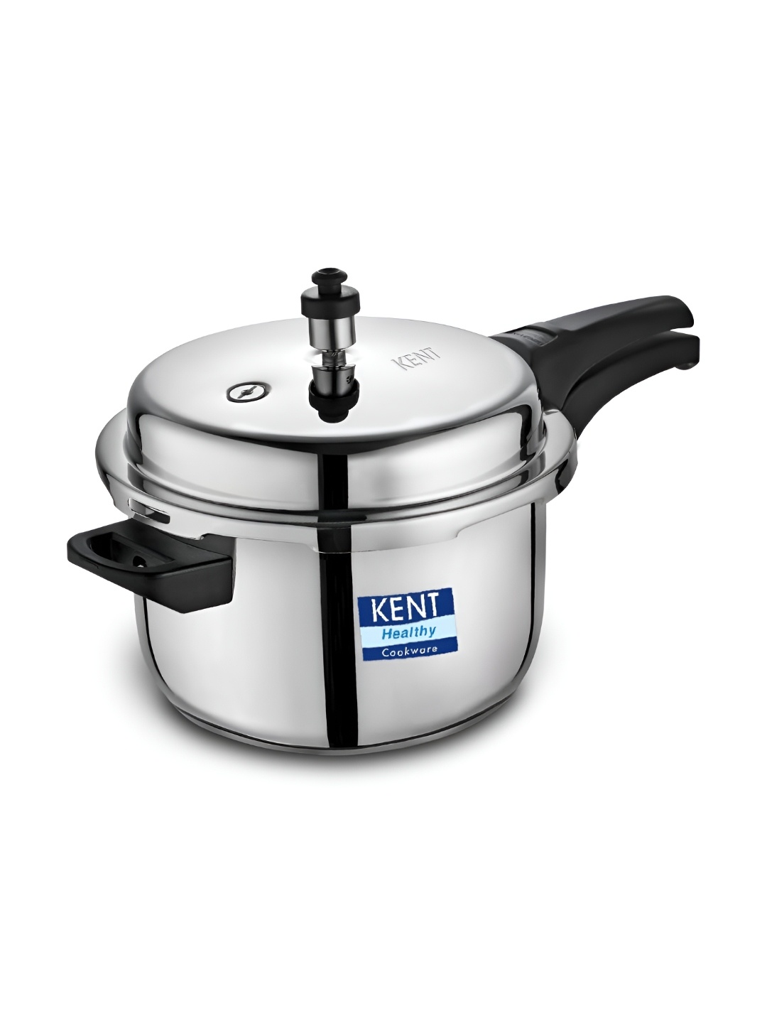 

Kent Silver-Toned Stainless Steel Easy to Clean Pressure Cooker 5L