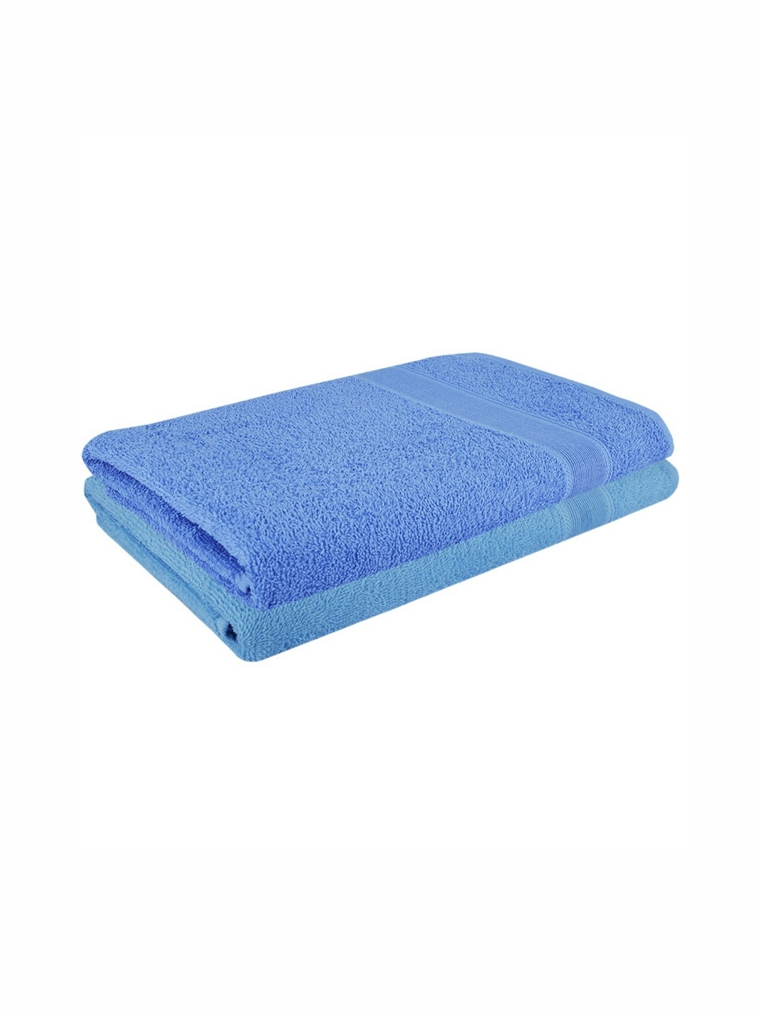 

Dollar Blue & Turquoise Blue 2 Pieces Cotton 400 GSM Bath Towel