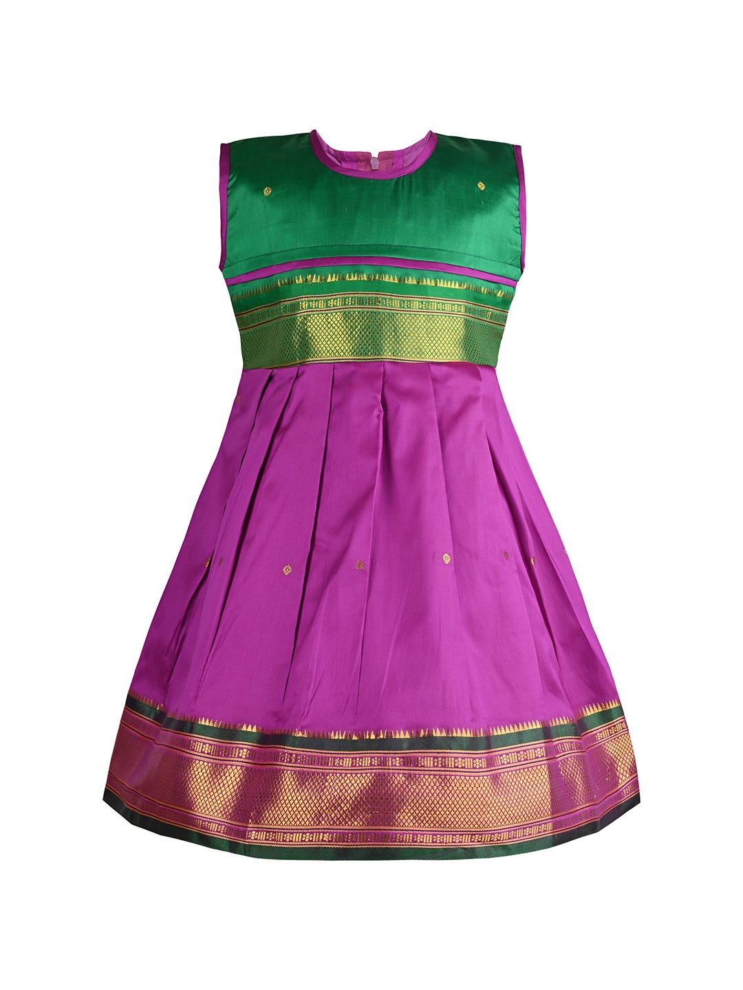 

Wish Karo Floral A- Line Dress, Purple
