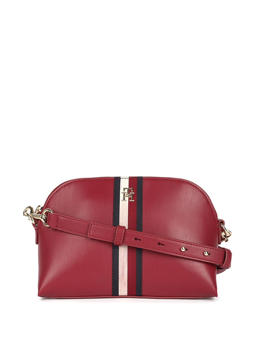

Tommy Hilfiger Women Half Moon Sling Bag, Red