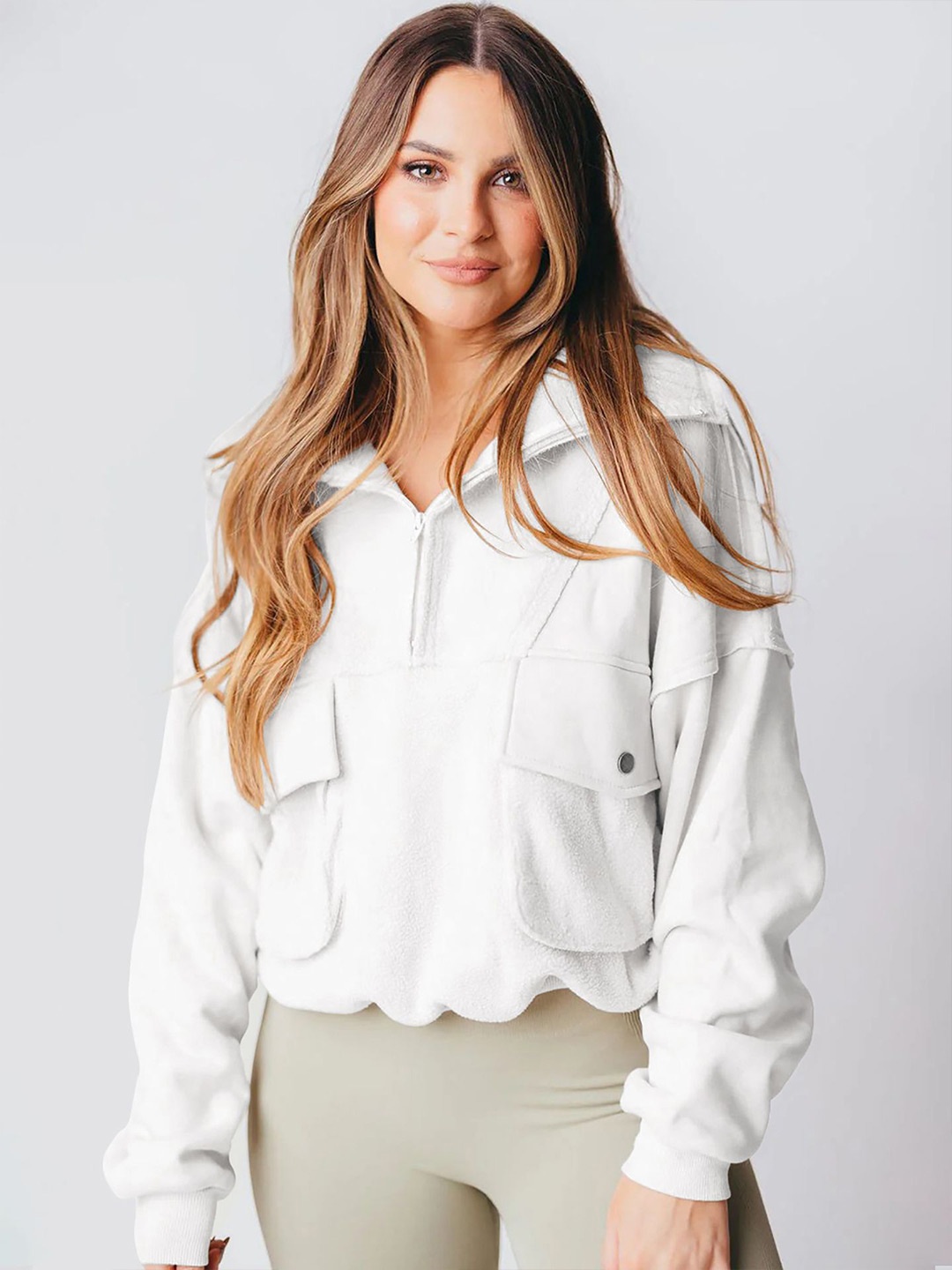 

StyleCast x Revolte Women Sweatshirt, White
