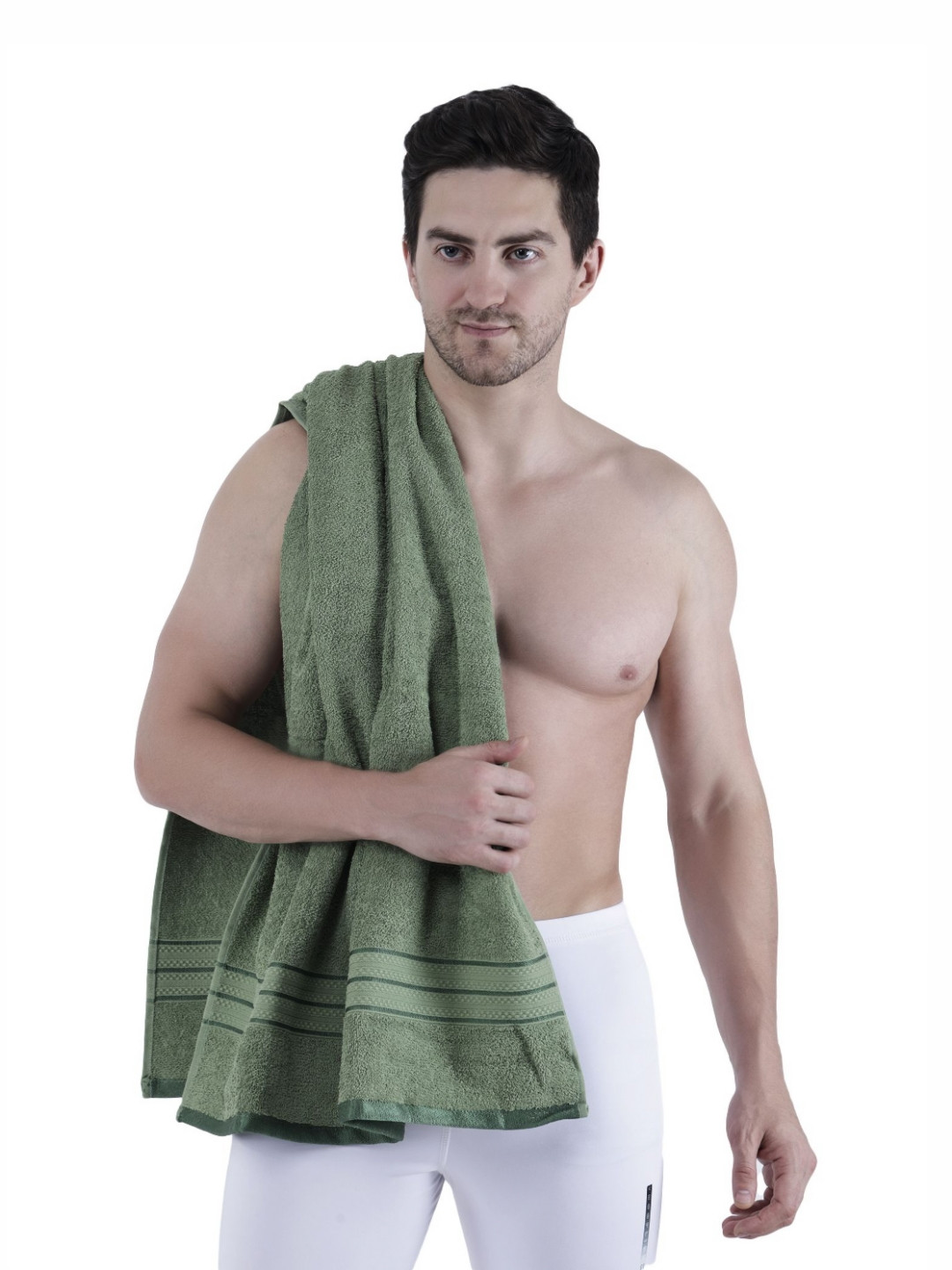 

Dollar Green Cotton 400 GSM Bath Towel
