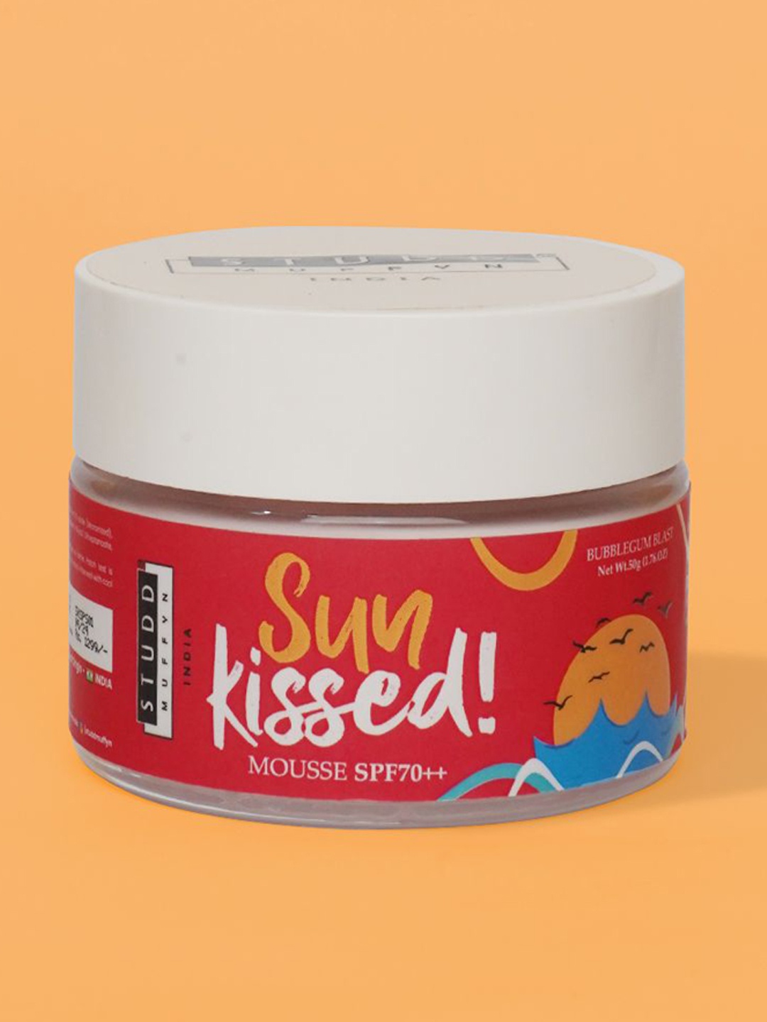 

Studd Muffyn Sun Kissed SPF70++ Mousse Sunscreen - 50 g, Cream